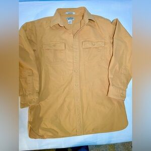 Vintage LL.Bean traditional fit Men’s Chamois cloth shirt. Size Medium.